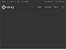 Tablet Screenshot of calvarynow.com